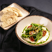 Страчетелла з томатами/ Stracchetella with tomatoes