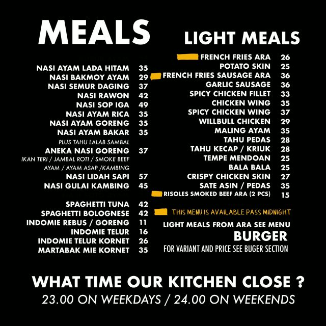 MEALS