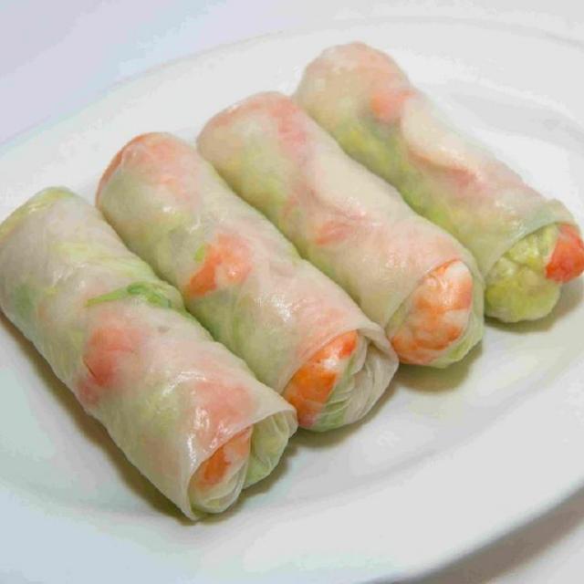 2. Pork and Shrimp Vietnamese Fresh Salad Rolls