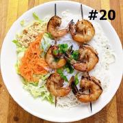 20.  Grilled Shrimp