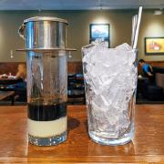 119.  Vietnamese Style Coffee with Condensed Milk and Ice