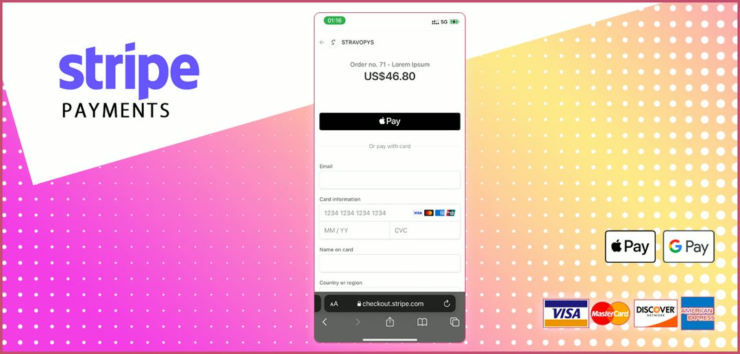 Use Stripe for Digital Menu Payments