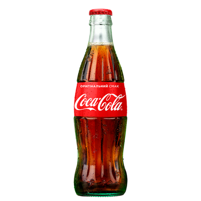 Кока кола 0.25 (скляна пляшка)