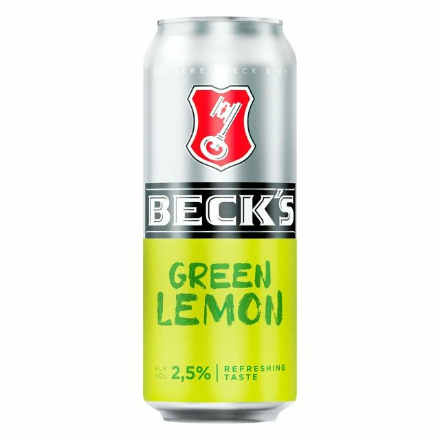 Пиво «Becks» green lemon
