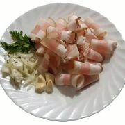 Сало солене з часником