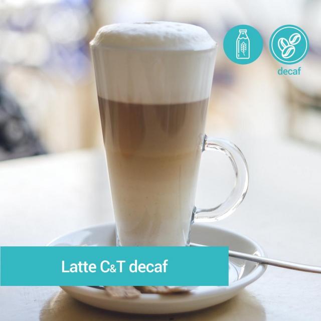 Кава Latte C&T без кофеїну на рослинному молоці