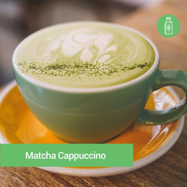 Мatcha cappuccino на рослинному молоці