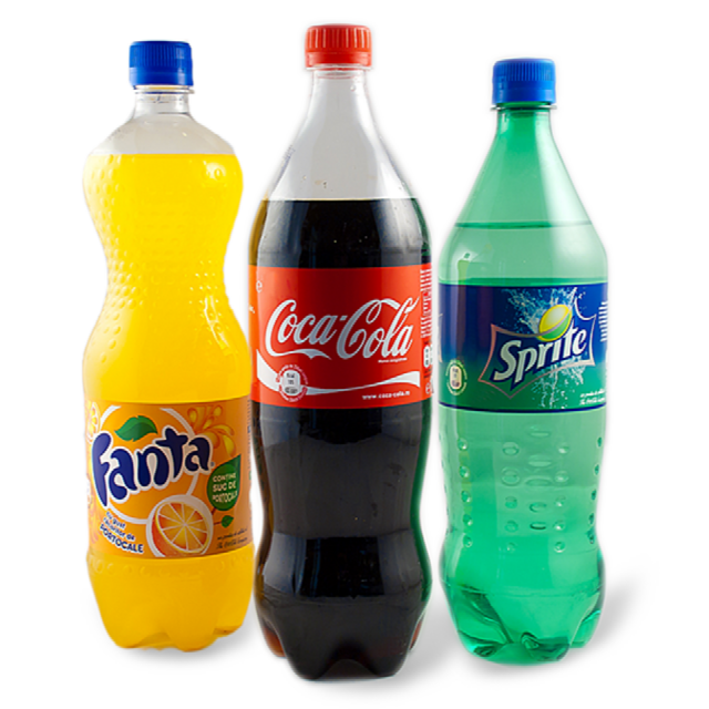 Coca-Cola, Sprite, Fanta