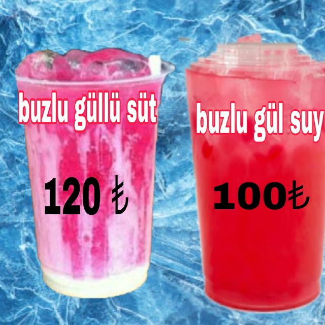 Güllü süt   - gül suyu