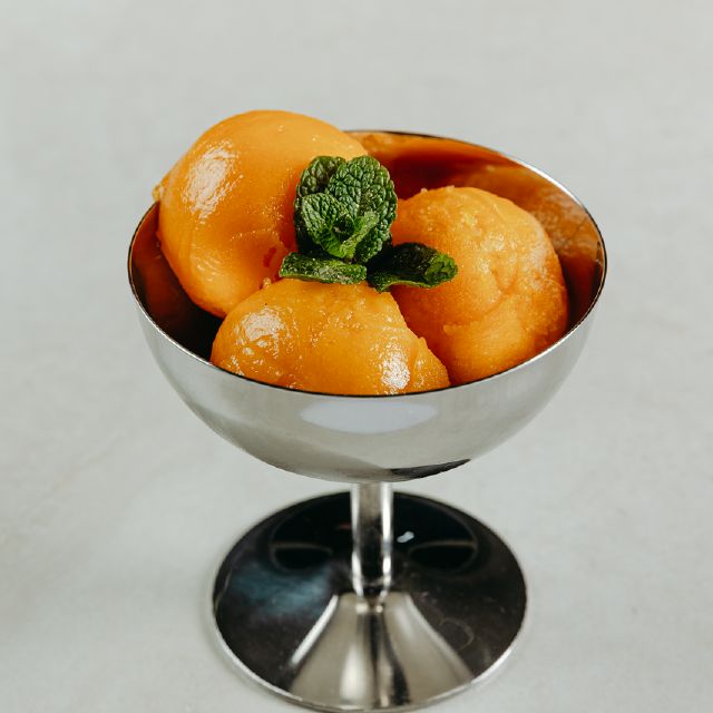 Сорбет апельсиново-гарбузовий