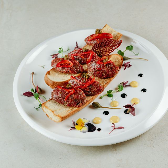 Тар-тар з мармурової телятини