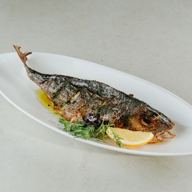 Дорадо запечене