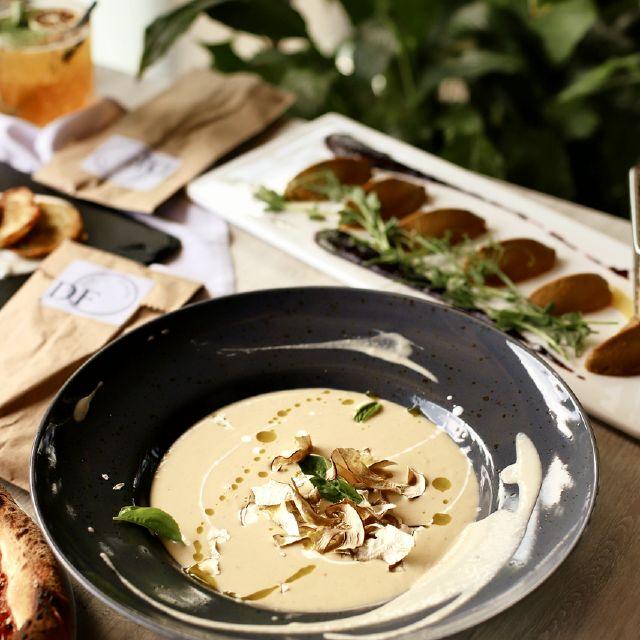 Крем-суп з білих грибів