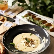 Крем-суп з білих грибів