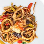 Удон пшеничный с морепродуктами