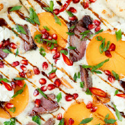 Піца з качкою BBQ/ Pizza with duck BBQ