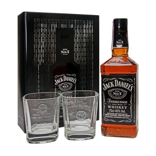 Jack Daniel's + 2 Glasses