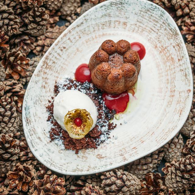 Шоколадный фондан