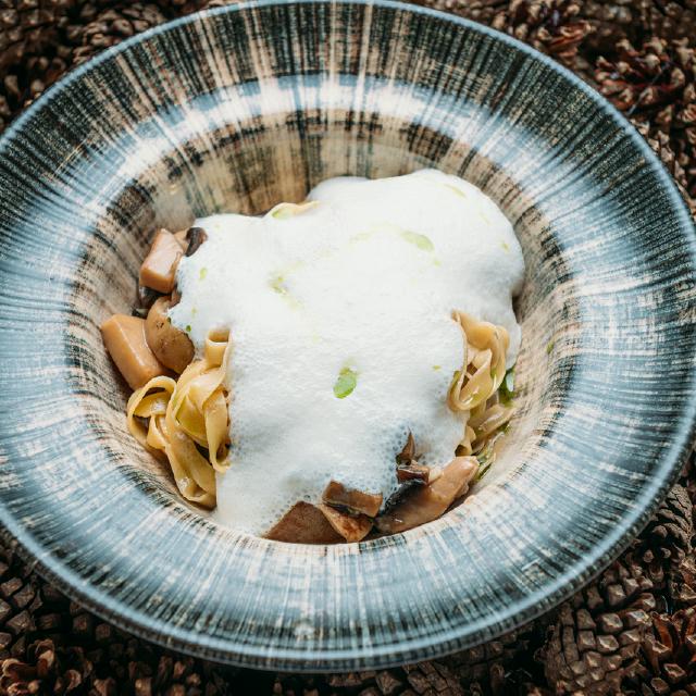 Паста с грибами