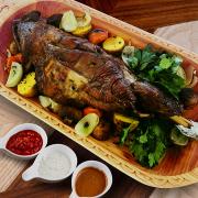 Нога барашка на вертеле