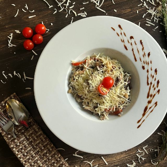 Паста с ГОВЯДИНОЙ И КРАСНЫМ ВИНОМ