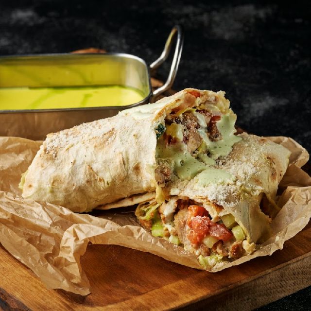 Шаурма в сирній ванні