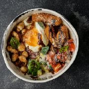 Червоний рис з куркою