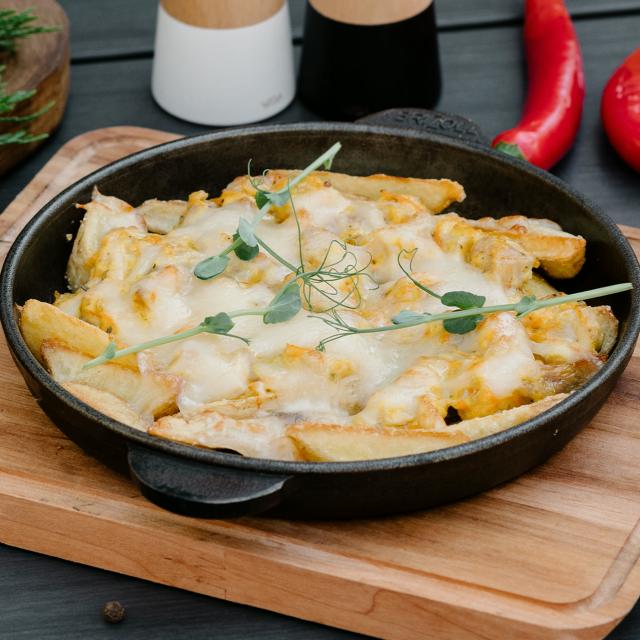 Запіканка з куркою та сиром