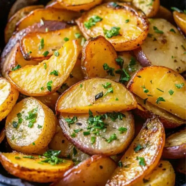 Картопля смажена з цибулею та грибами