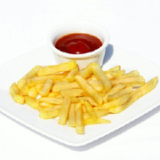 Картопля фрі з часниковим соусом