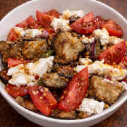 Салат з баклажанами гриль