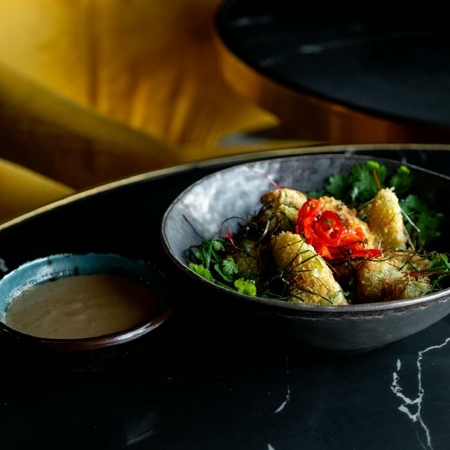 Смажені броколі в темпурі