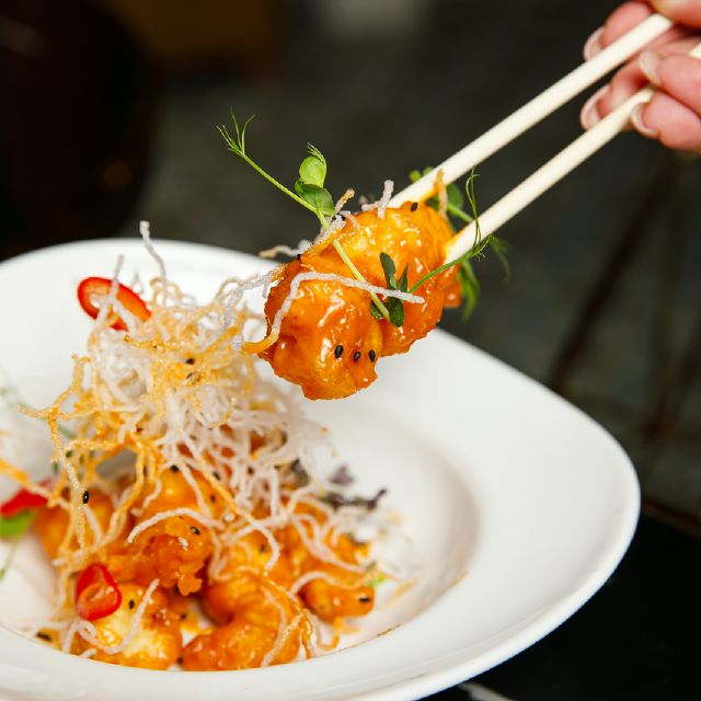 Хрусткі креветки Том Ям