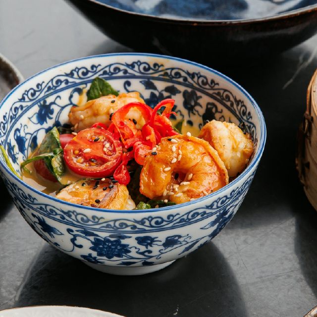 Креветки в кокосовому карі