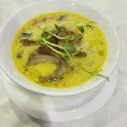 Суп Каррі з лисичками