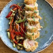 Курячий рулет з овочами Аль денте
