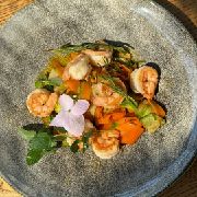 Креветка з кабачком