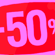 - 50 % на все  меню