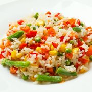 Rice with vegetables