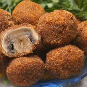 mushrooms in beer batter