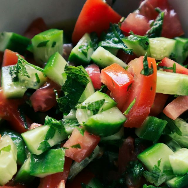 Салат "З огірків і помідорів"