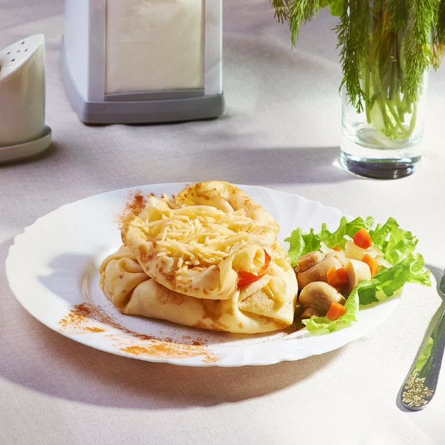 Млинець з шинкою