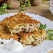 Деруни з м’ясом