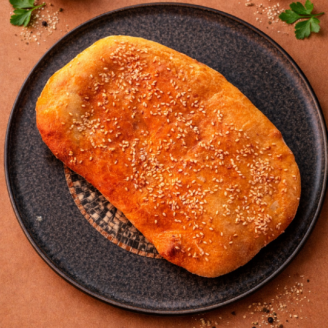 Власний хліб з кунжутом