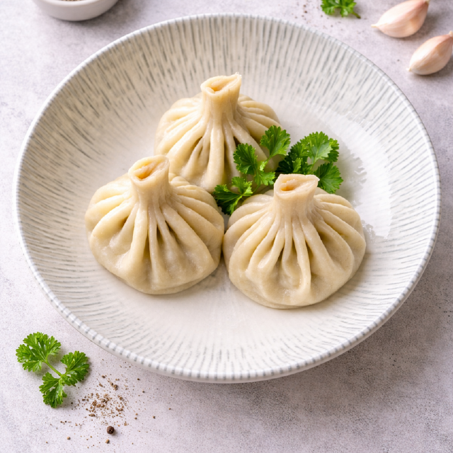 Хінкалі варені з ягняти