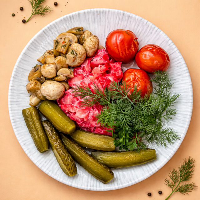 Асорті маринованих овочів