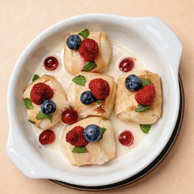 Міні млинці з печі