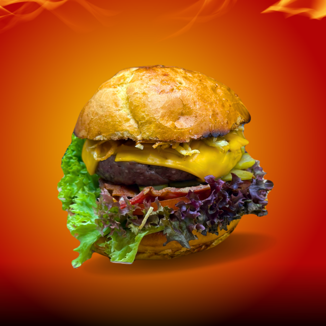 Бургер з беконом