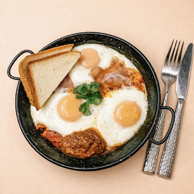 Шакшука з беконом