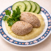 Курячі котлетки з картопляним пюре